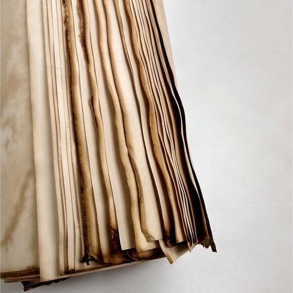 Coffee Dyed 11"x17" Papers, 50 Hand Dyed Papers, Junk Journal Supply - Picture 3 of 4